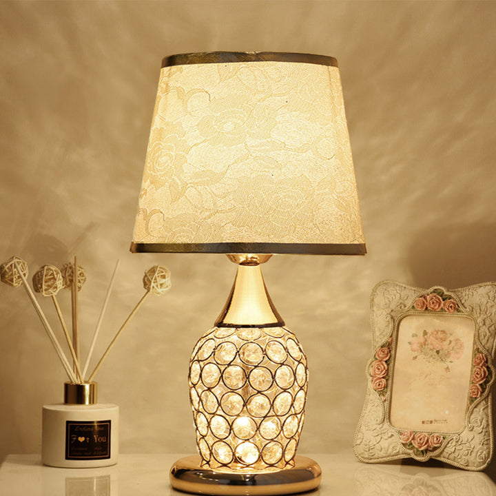 Crystal Table Lamp Beautiful Stylish Warm