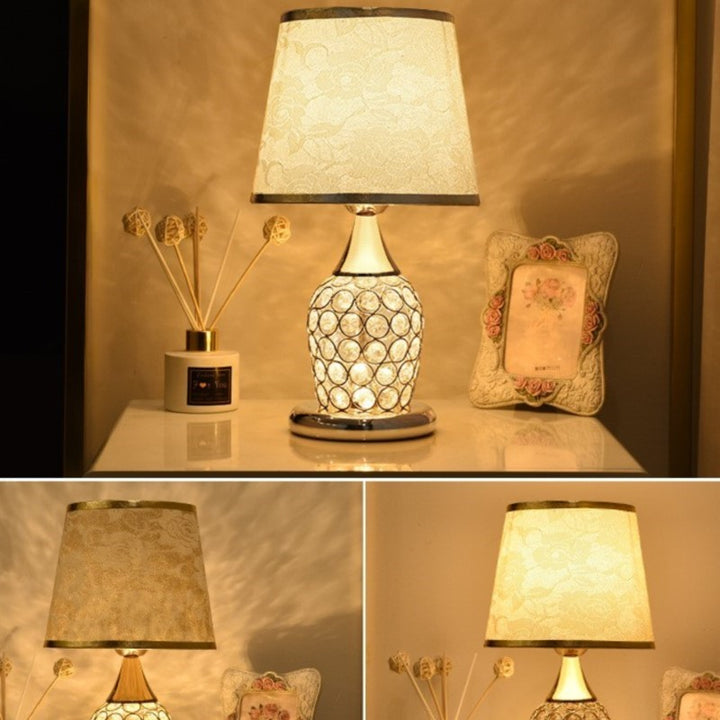 Crystal Table Lamp Beautiful Stylish Warm